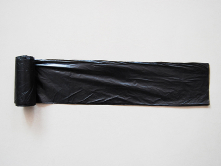 八角黑色(sè)垃圾連卷袋(dài)